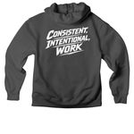 Fall 2026 Pt 2, a Asphalt Premium Heavyweight Pullover Hoodie (back-view)