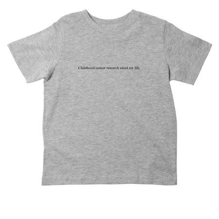 NEW TODDLER Childhood cancer research, a Heather Toddler Tee