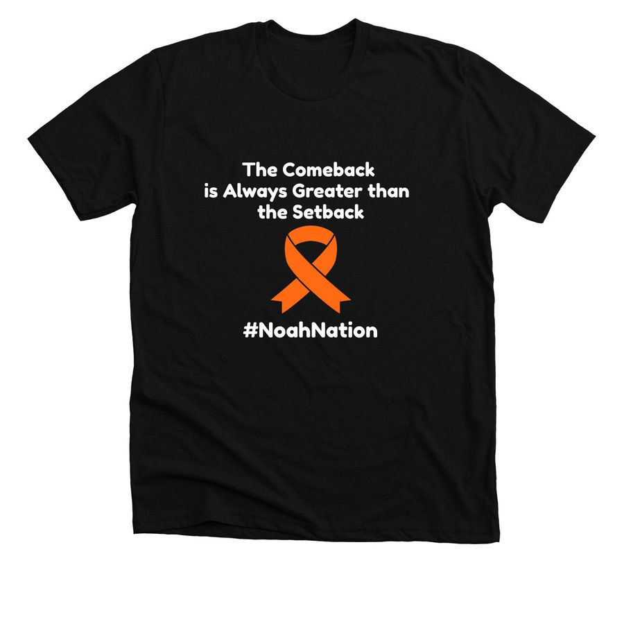 The Comeback&nbsp;, a Solid Black Blend Premium Unisex Tee
