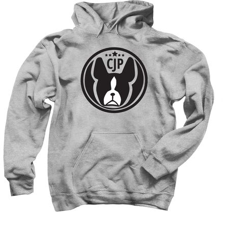 Nesta Dog by CJP, a Sport Grey Pullover Hoodie