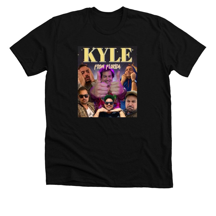 KYLE FROM FLORIDA, a Solid Black Blend Premium Unisex Tee