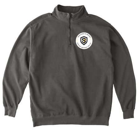 Excellence in Motion: Classic Care, a Pepper Comfort Colors Quarter Zip Pullover
