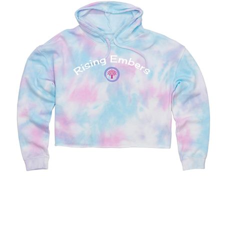 Health & Wellness, a Cotton Candy Women?s Tie Dye Cropped Hoodie