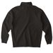 Humane Ohio Classic logo, a Black Midweight Quarter Zip Pullover (back-view)