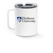 OT Travel Mug, a White Stainless Steel Travel Mug (back-view)