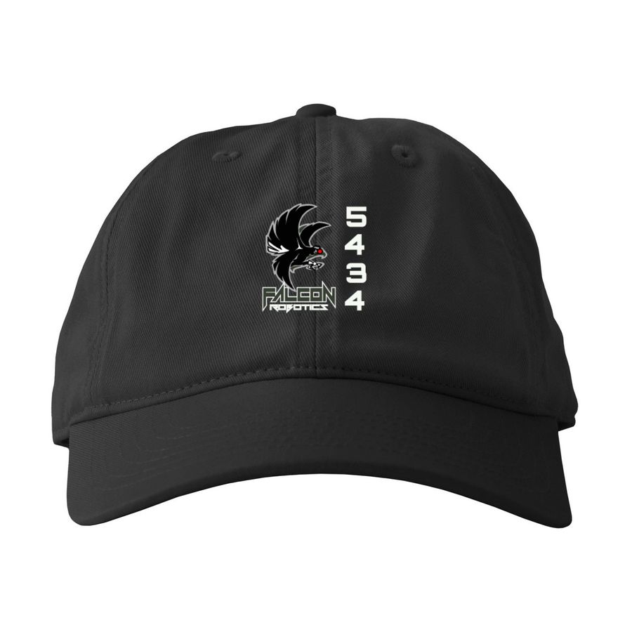 Falcon Robotics - Hats, a Black Printed Eco Baseball Cap