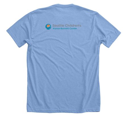 Tropical Twist Dance Party 2026!, a Heather Carolina Blue Premium Unisex Tee (back-view)