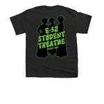 Radium Girls Final Merch, a Black Youth Unisex Tee (back-view)