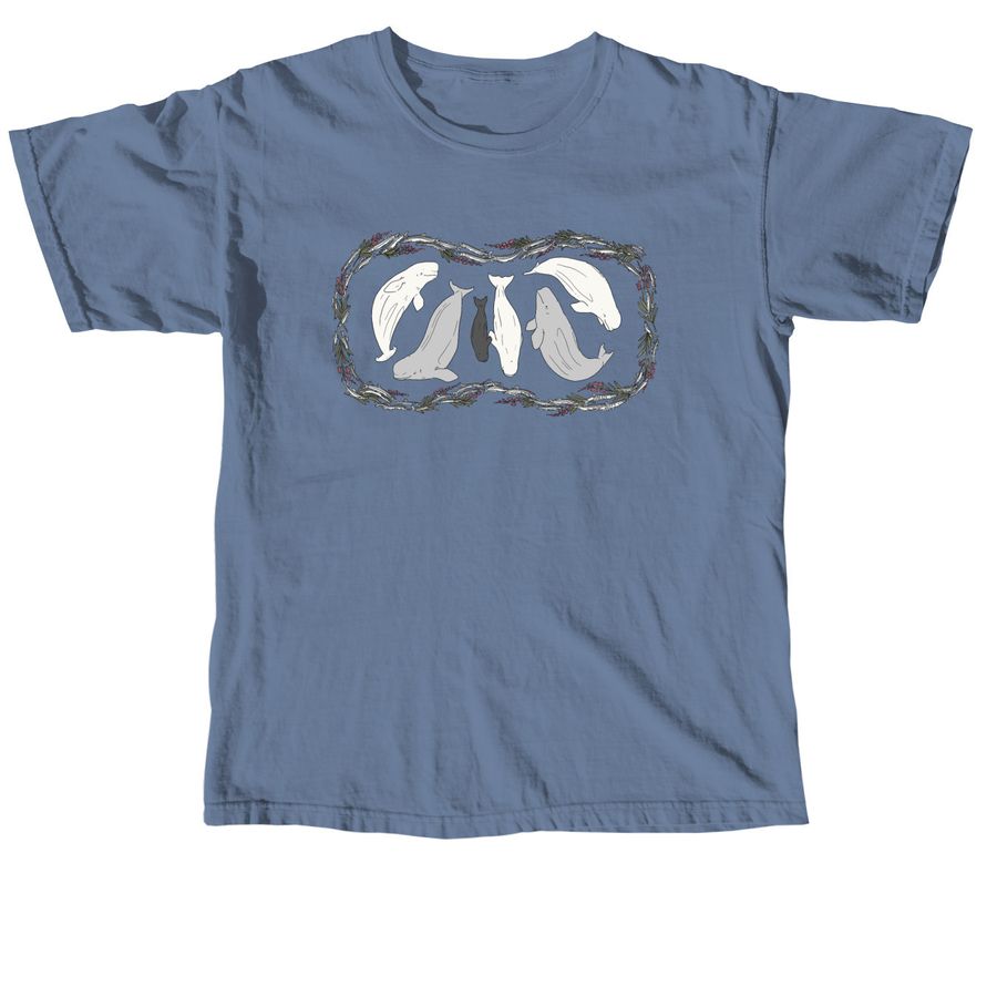 Maren Duffy: Cook Inlet Belugas!, a Blue Jean Comfort Colors Unisex Tee