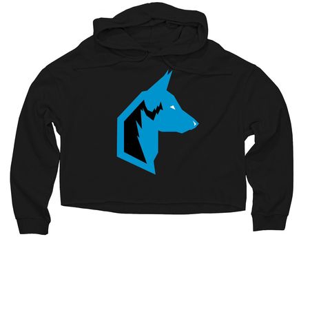 DK9 GENERIC LINE, a Black Women?s Lightweight Cropped Hoodie