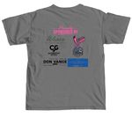 Republic Sandlot Sisters Sponsors, a Grey Comfort Colors Unisex Tee (back-view)