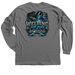 Welder- IVF Supporter, a Charcoal Classic Long Sleeve Tee (back-view)