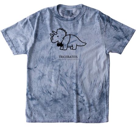 TRICERATITS, a Ocean Comfort Colors Colorblast Tee