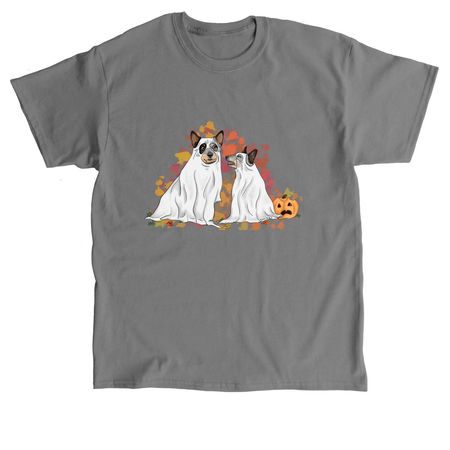 Rifty & V Halloweenie, a Charcoal Classic Unisex Tee