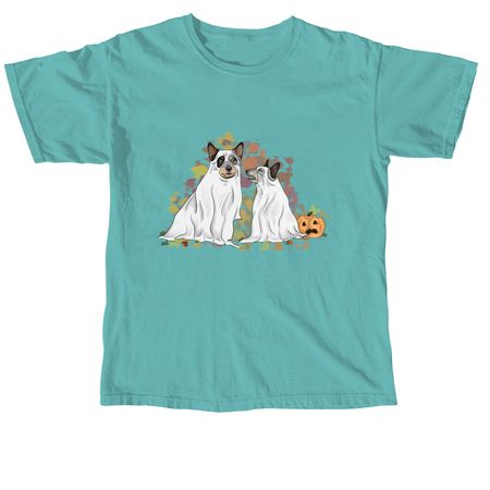 Rifty & V Halloweenie, a Seafoam Comfort Colors Unisex Tee