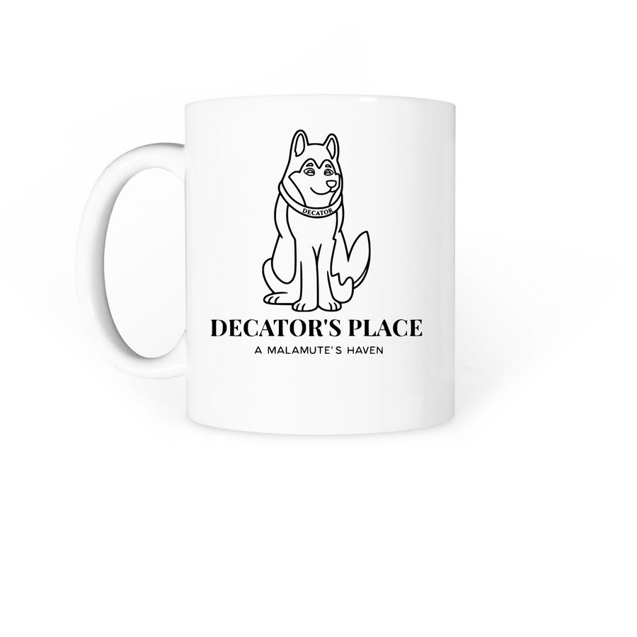 Building a Dream, a White Coffee Mug (back-view)