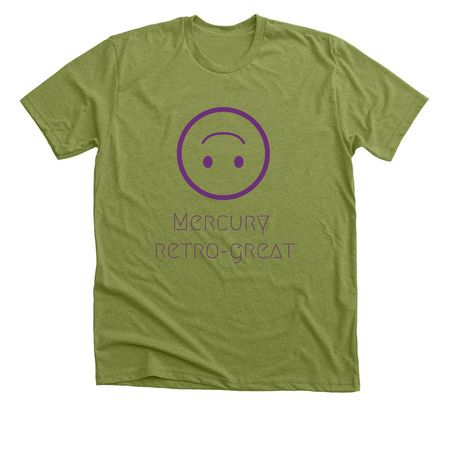 Mercury retro-GREAT ??, a Heather Green Premium Unisex Tee
