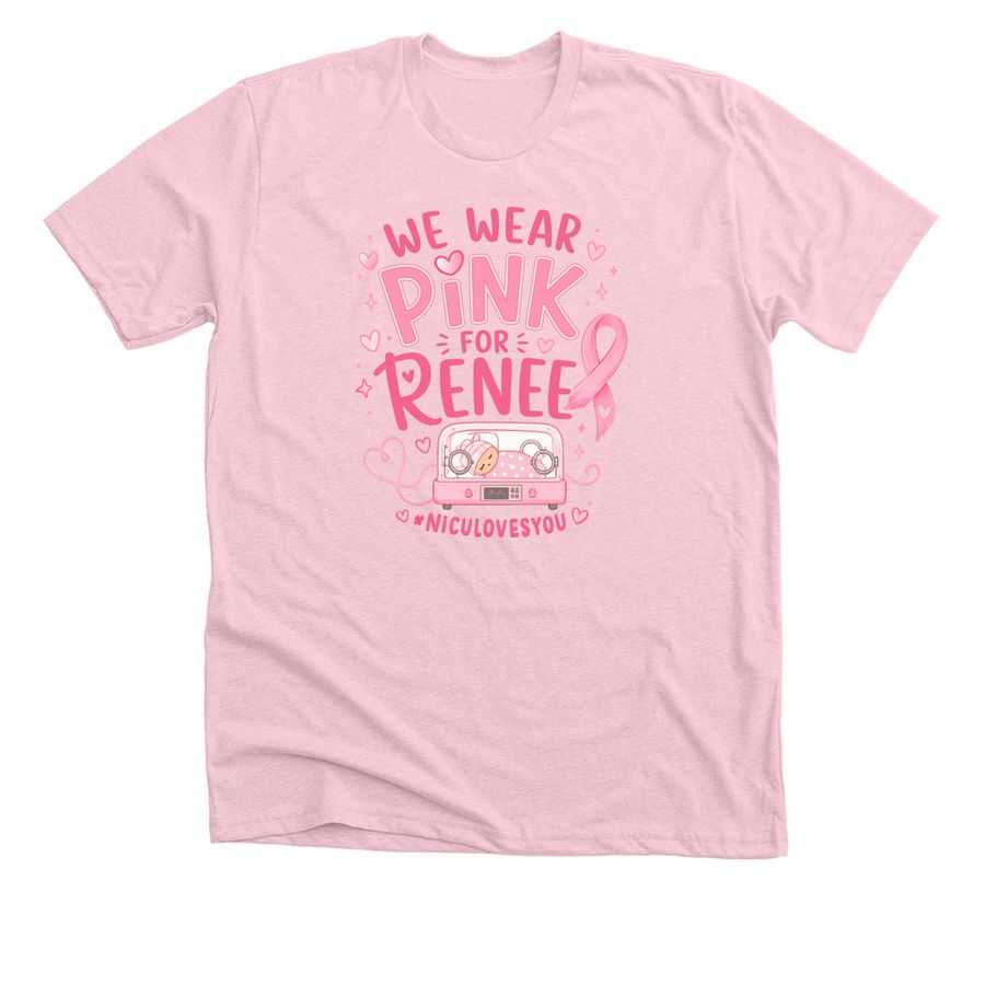 RENEE GARCIA STRONG, a Heather Pink Premium Unisex Tee