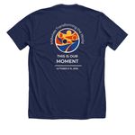 71st ACNM Annual Meeting Appeal&nbsp;, a Solid Navy Blend Premium Unisex Tee (back-view)