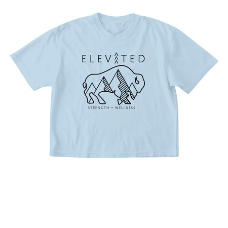 Buffalo Wellness V2, a Chambray Comfort Colors Boxy Tee