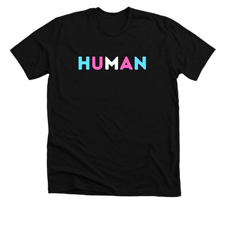 Trans Human&nbsp;, a Solid Black Blend Premium Unisex Tee