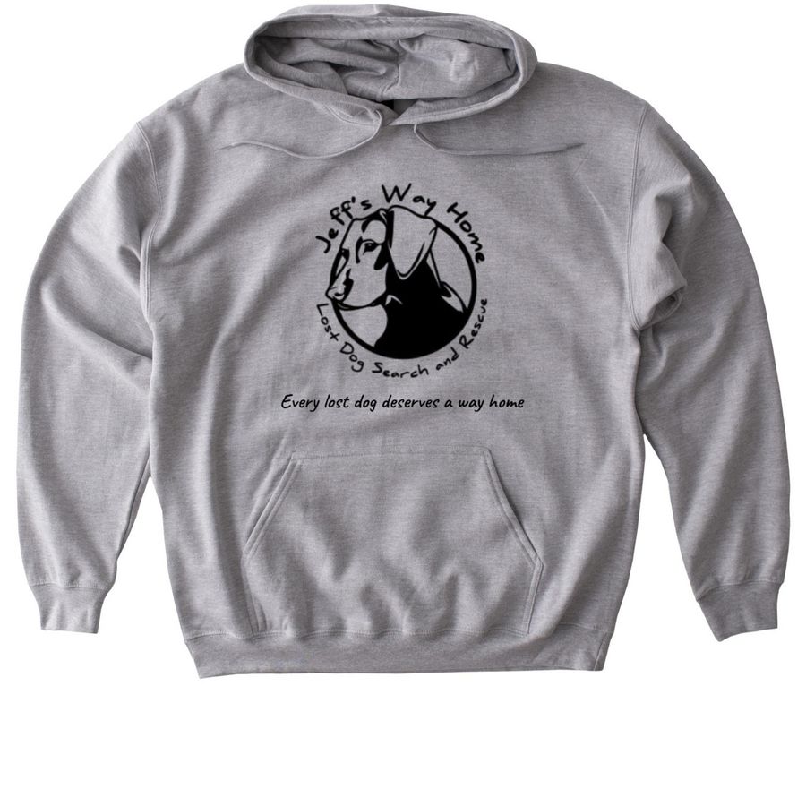 Deserves a Way Home, a Sport Grey Gildan Softstyle Pullover Hoodie