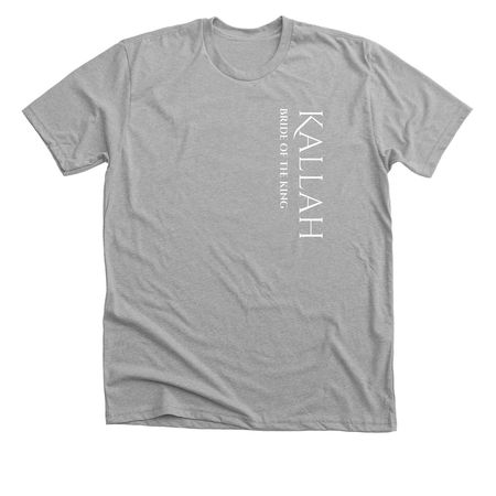 KALLAH, a Athletic Heather Premium Unisex Tee