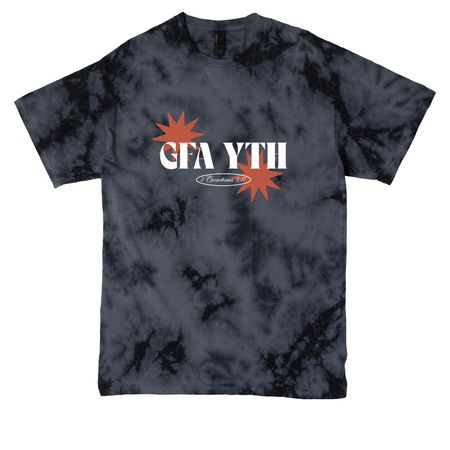GFA Youth Leader, a Black Crystal Tie Dye Tee