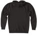 TCM Zip Up Hoodie, a Black Heavyweight Zip Up Hoodie (back-view)