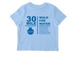 30 Mile Walk for Water, a Blue Soul Stanley/Stella Women?s Stella Muser Tee (back-view)