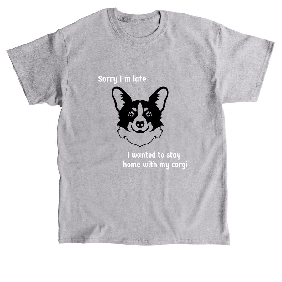 ECCR Sorry I'm Late, a Sport Grey Classic Unisex Tee