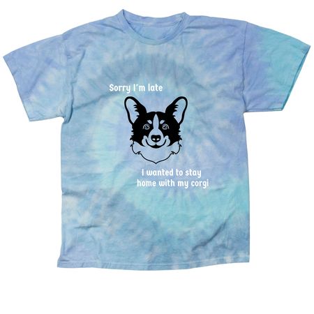 ECCR Sorry I'm Late, a Lagoon Classic Tie Dye Tee