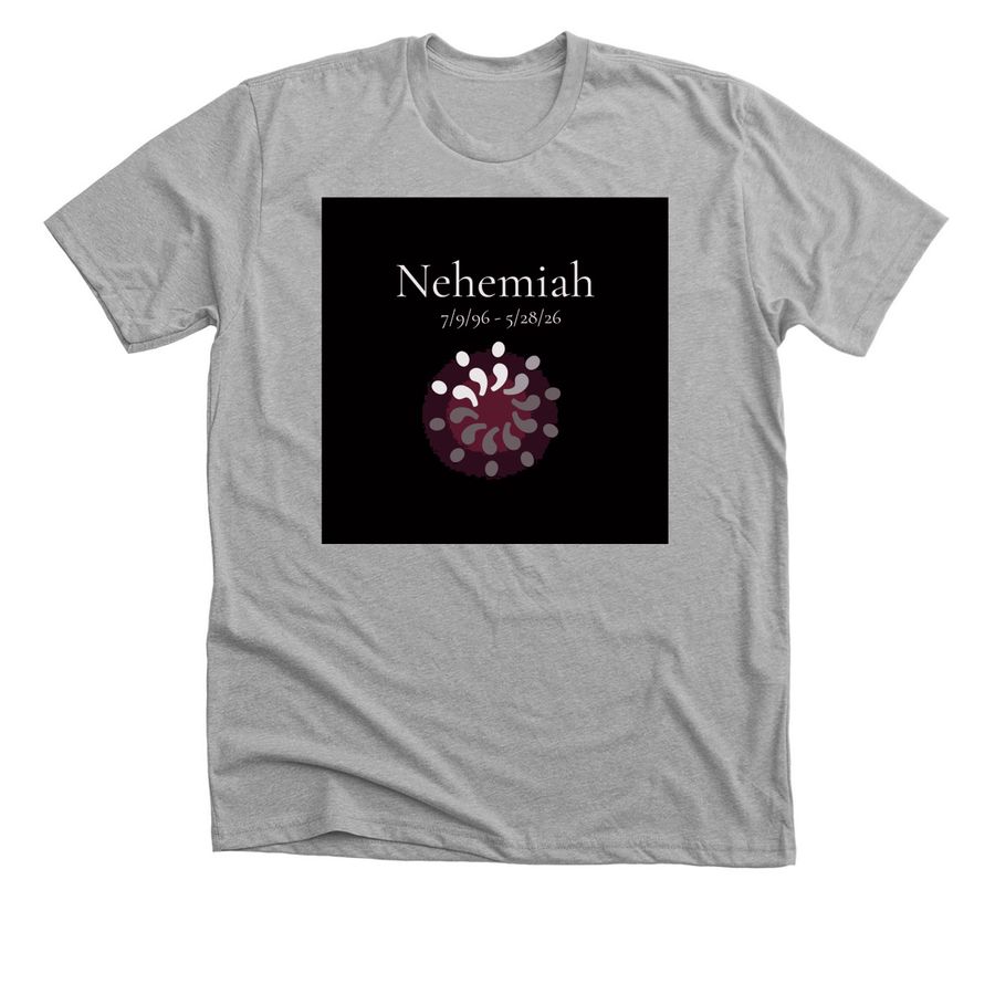 Nehemiah, we will say your name!&nbsp;, a Athletic Heather Premium Unisex Tee