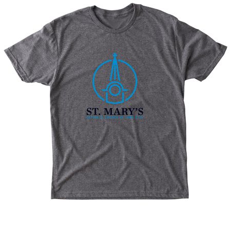 St. Mary's Logo Shirts, a Premium Heather Triblend Unisex Tee