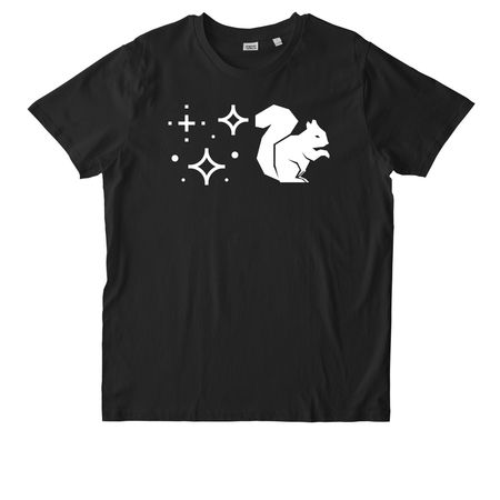 Magic Squirrel, a Black Stanley/Stella Unisex Rocker Tee