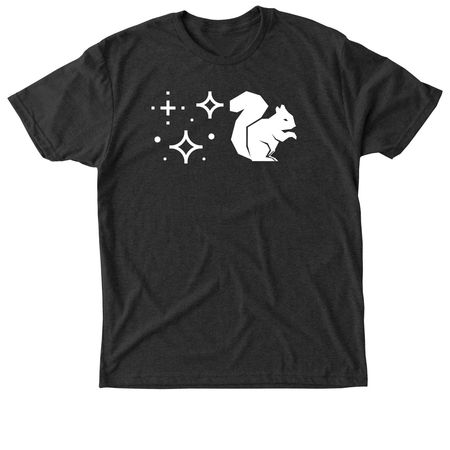 Magic Squirrel, a Vintage Black Triblend Unisex Tee