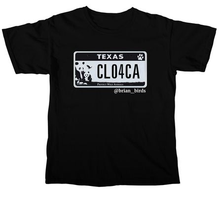 CLO4CA License Plate, a Black Comfort Colors Unisex Tee