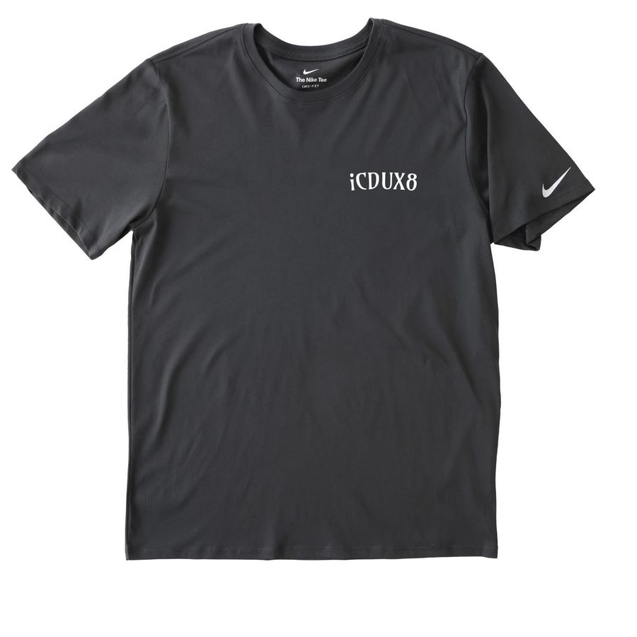 iCDUX8: Active & Performance Wear, a Anthracite Nike Dri-FIT Jersey Blend Performance Tee