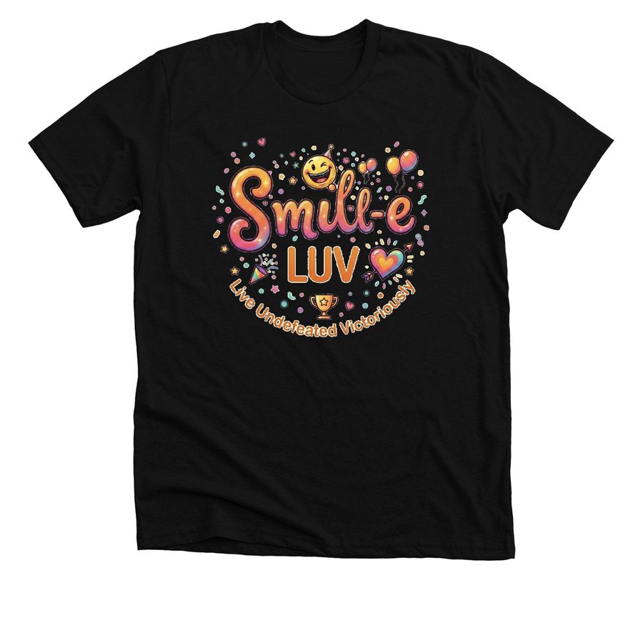 LUV FUN QUOTE SERIES&nbsp;, a Solid Black Blend Premium Unisex Tee