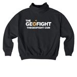 THE GEOFIGHT Hoodies, a Black Stanley/Stella Cooper Dry Pullover Hoodie (back-view)