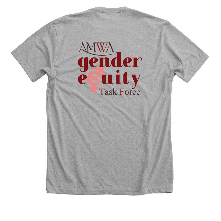 GETF Doctor, a Athletic Heather Premium Unisex Tee (back-view)
