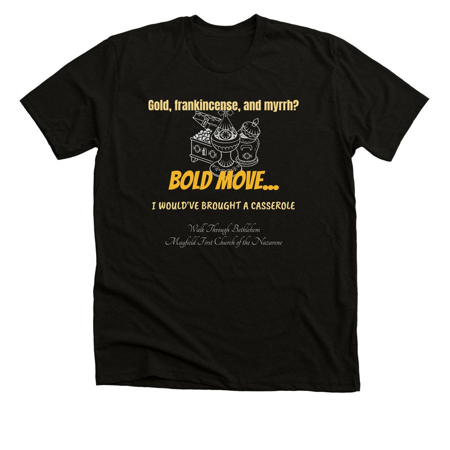 Bold move, a Black Heather Premium Unisex Tee
