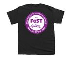 FCK WAR, a Black Youth Unisex Tee (back-view)