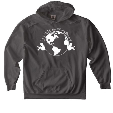 CWS Comfort Hoodie, a Pepper Comfort Colors Pullover Hoodie