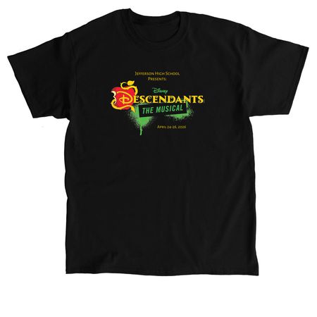 Descendants The Musical, a Black Classic Unisex Tee