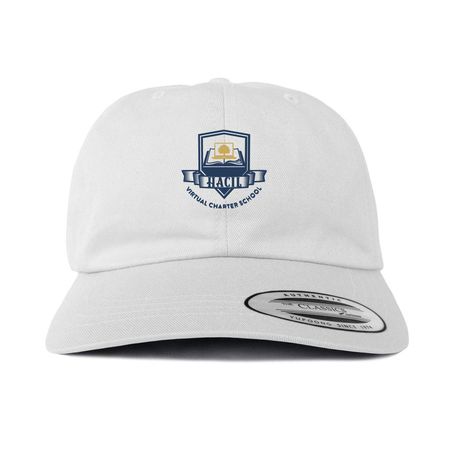HACIL Hats, a White Printed Classic Baseball Cap