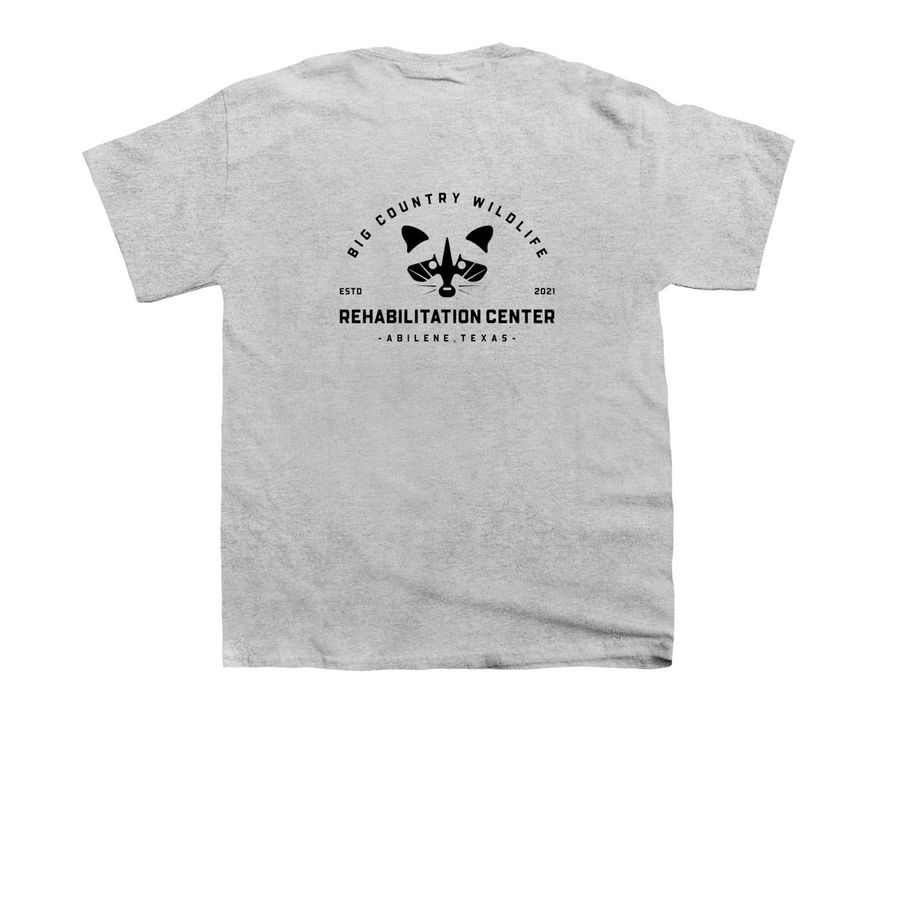 Youth BCWRC shirt, a Sport Grey Youth Unisex Tee (back-view)