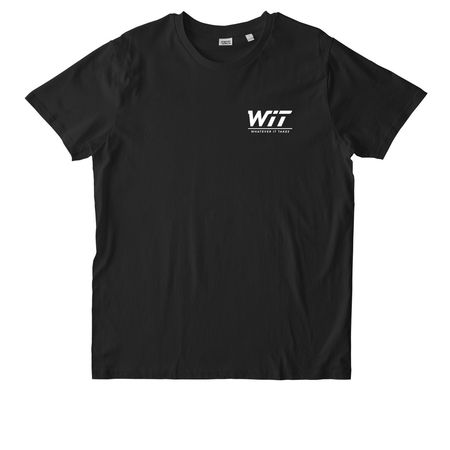 WIT Discipline Pays, a Black Stanley/Stella Unisex Rocker Tee