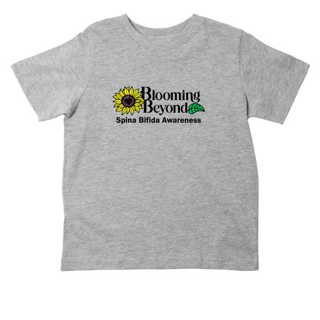 Spina Bifida - Blooming Beyond (Toddler), a Heather Toddler Tee