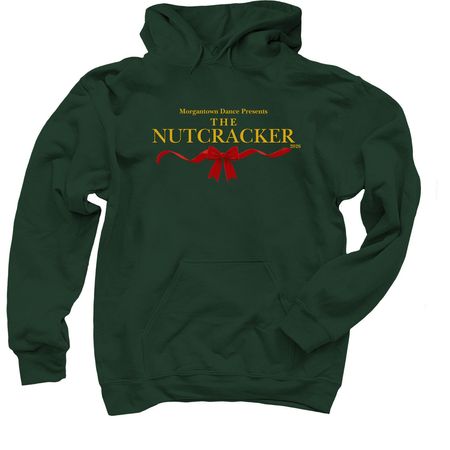 Nutcracker 2026 Merch, a Forest Green Pullover Hoodie